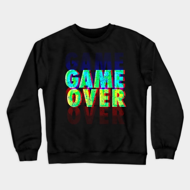 Game Over Crewneck Sweatshirt by happymonday